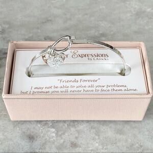 Silver Expressions Friends Silver Plated Bracelet